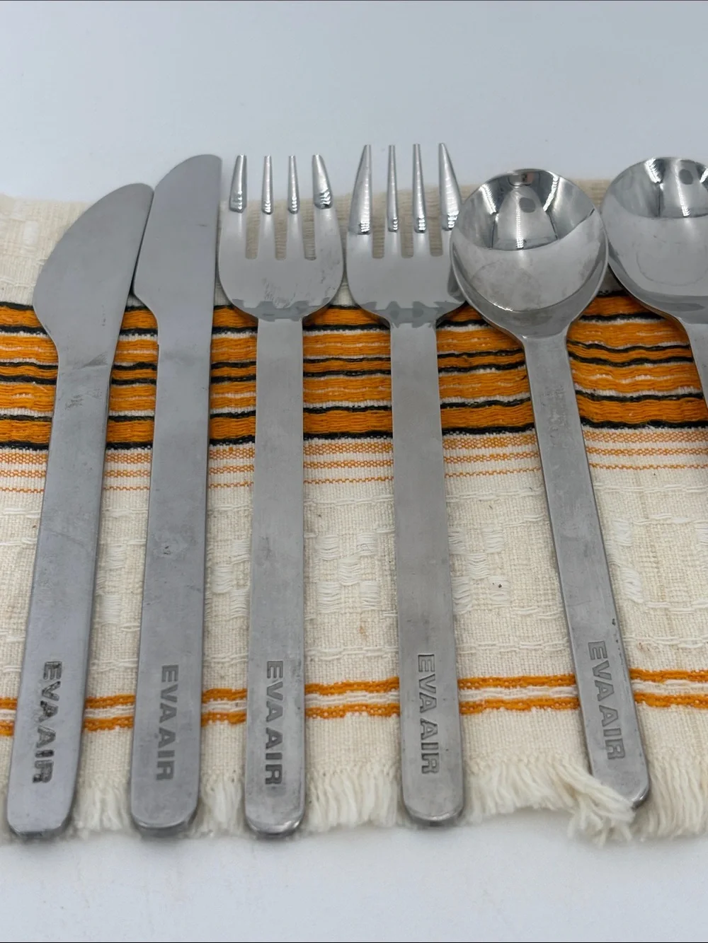 Vintage EVA air mixed set TBOL and Morii 18-8 stainless steel silverware